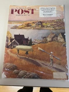 Saturday Evening Post Magazine OCT 31 1953 Walt Disney the Man Articles Fictio - Picture 1 of 3