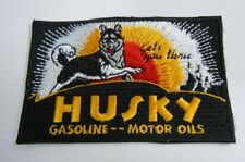 HUSKY Gasoline -Motor Oils Embroidered Iron-On Uniform-Jacket Patch 3.5"x 2.25"