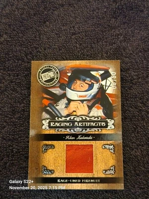 2008 PRESS PASS LEGENDS ALAN KULWICKI TRIBUTE RACE USED FIRESUIT..  - Image 1 of 4