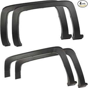 4 Stück Kotflügelverbreiterung Factory Style kompatibel mit Chevy Silverado 1500 2014-2018 - Bild 1 von 5