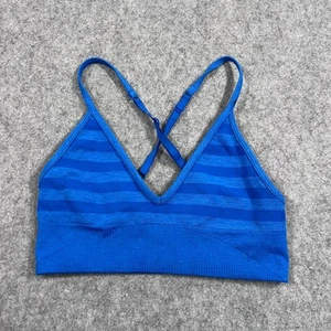 Lululemon Heathered Baroque Blue Ebb To Street Sports Bra Womens Size 4 ? - Picture 1 of 3