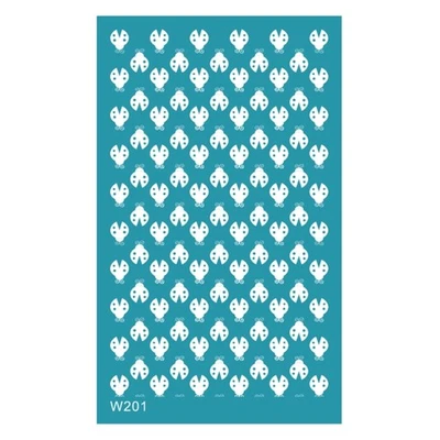 Stencil Serigrafia Riutilizzabili Maglia-Stencil Trasferimento per Fare Orecchini - Immagine 1 di 4