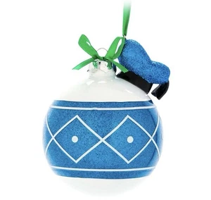 Large Disney Parks Donald Duck Glass Bauble Sketchbook Ornament 2024, New w/Tag - Picture 1 of 7