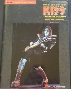 KISS The Best Of Guitar Tab Ace Frehley Signature Licks Sheet Music Song Book - Picture 1 of 5