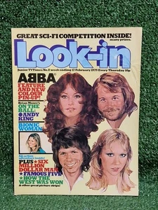 Vintage LOOK-IN Magazine ABBA Pin Up Poster w/e 17th Feb 1979 Issue 8 - Picture 1 of 7