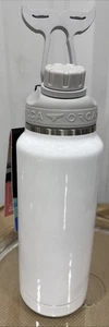Neu Orca Hydra 34oz Isolierflasche - Weiß - Edelstahl Walschwanz - Bild 1 von 5