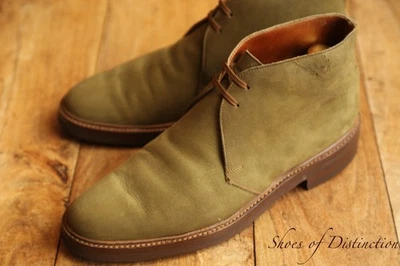 Crockett & Jones Green Suede Chukka Boots Men's UK 8.5 E US 9.5 EU 42.5 - Image 1 of 4