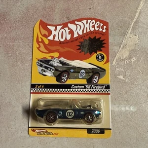 2006 Hot Wheels RLC Reward Series Custom '68 Firebird Blue 3 of 4 P60 - Picture 1 of 7