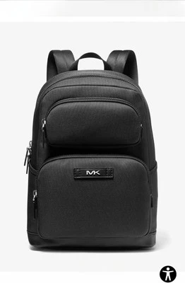 Michael Kors Kent Woven Backpack -navy - Image 1 of 4