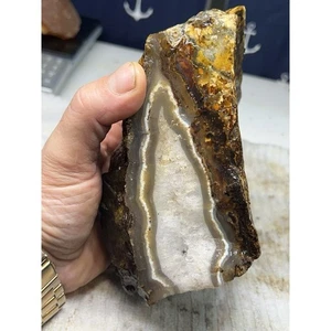 Unique Washington Agate With Quarts Calcite Mix Lapidary #391 - Picture 1 of 11