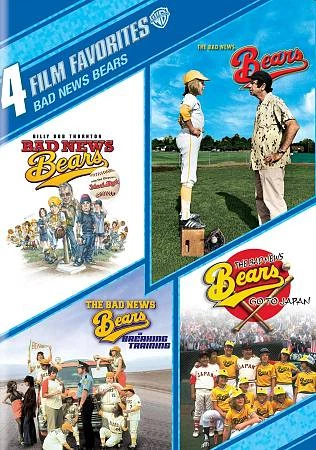 Bad News Bears: 4 Film Favorites (DVD, 2013, 4-Disc Set)