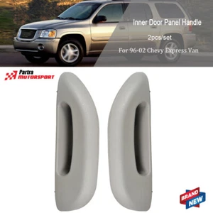 Door Armrest Pull Handle Cover 2x Front Fit for GMC Chevy Express 1500 96-02 - Picture 1 of 8