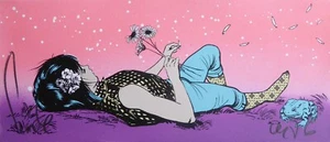 FAILE LOVE TRANSMITTER HAND SIGNED Valentine Silkscreen Lenox Paper Frog POP Art - Picture 1 of 7