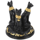  Egipska bogini Bastet Kot Żywica Figurka Stół do jadalni Centralne elementy Posąg