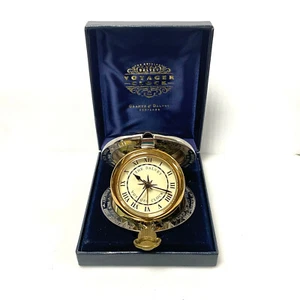 v059 Vintage The Dalvey Voyager Pocket Watch Travel Style w Case Scotland - Picture 1 of 9