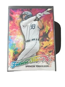 2023 Topps Chrome Future Stars Spencer Torkelson #FS-6 Detroit Tigers - Picture 1 of 3