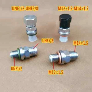 QXF-5 Nitrogen Filling Connector UNF1/2 UNF5/8 Accumulator Filling Valve M12X1.5 - Picture 1 of 7