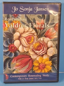 Zeitgenössische Rosemaling-Studie Valdres Blumen Jo Sonja Jansen (DVD, 2005) versiegelt - Bild 1 von 2
