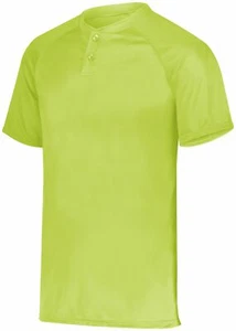 Augusta Sportswear Youth 100% Poly Attain Wicking T-Shirt Baseball Jersey 1566 - Picture 1 of 22