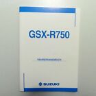 Suzuki GSX R 750 Bedienungsanleitung Manual Fahrerhandbuch 2003 A8028