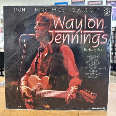 FACTORY SEALED UK Import ~ Waylon Jennings - Dont Think Twice It's Alright LP - Image 1 of 2