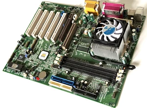MoBo QDI KD7-A V2.0 AGP ACR 5xPCI ATX + AMD ATHLON K7 + RAM 3 x DDR333 in bundle - Photo 1/19