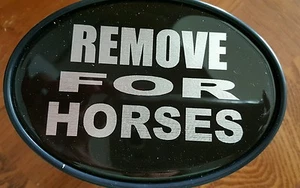 Trailer Hitch Receiver Insert REMOVE FOR HORSES - Picture 1 of 2