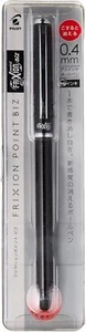 Pilot FRIXION POINT BiZ 04 0.4mm erasable gel ink pen - Black body 4902505402951 - Picture 1 of 4