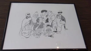 Al Hirschfeld 1999 TV Land (geprägt) limitierte Auflage Lithographie Nummer 833/2400 - Bild 1 von 8