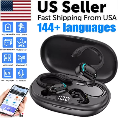 THE PERFECT PART Translator Earbuds 144 Languages Real Time Online/OffLine Translation Earphones
