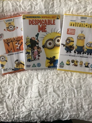 Minions x 3 DVDS - Image 1 of 4
