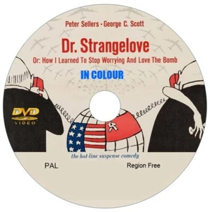DR. STRANGELOVE. Peter Sellers. IN COLOUR DVD - Picture 1 of 11