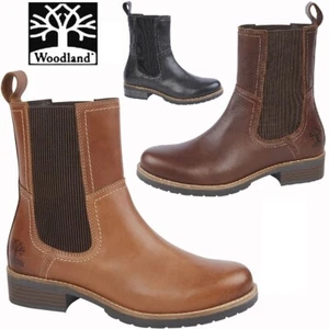 Botas de paddock de cuero para mujer con distribuidor de tobillo alto tirar hacia arriba Jodhpur zapato de montar talla - Imagen 1 de 4