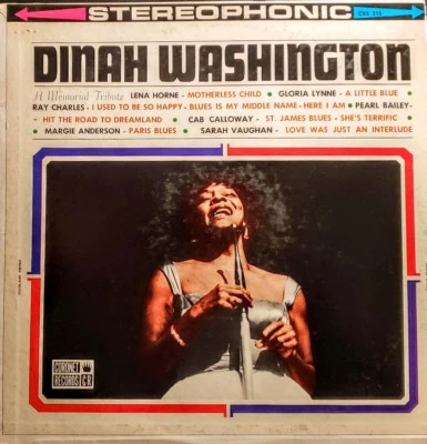 Dinah Washington - A Memorial Tribute - Vinyl -  " NEW" LENA HORNE, RAY CHARLES  - Image 1 of 2