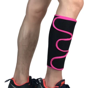 Men Women Compression Sleeve Gym Wrap Calf Leg Sport Support Shin Splint Guard - Picture 1 of 31