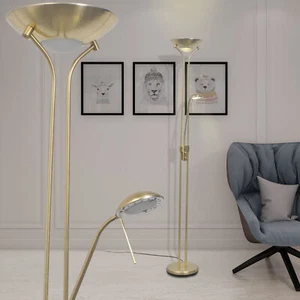 23W Stehlampe Deckenfluter Standleuchte dimmbar Leselampe Büro 180cm T9S4 - Bild 1 von 6