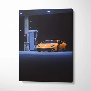 Lamborghini Huracan High Resolution Museum Quality Vertical Car Canvas Print #01 - Picture 1 of 14