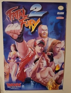 Fatal Fury 2 Super Nintendo SNES Takara 1994 Officially Licensed Poster 39x27 - Picture 1 of 12