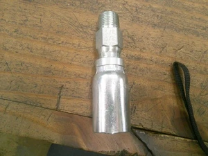 1/2 ZOLL SCHLAUCH X 3/8 ZOLL - 18 NPT STECKER GERADE SCHWENKBAR Parker HY08-06SP - Bild 1 von 2