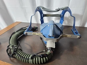 Máscara de oxígeno Scott Aviation Crew modelo 358 con micrófono - Imagen 1 de 18