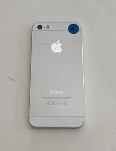 Apple iPhone 5s 16GB Silber Weiß Spender - Kamera Gehäuse Accu Micro Ok LESEN - Bild 1 von 3