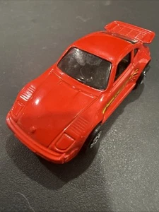 🚙89 Hot Wheels Porsche 930 Turbo, Rosso, Blackwalls, 🚗 Ottime condizioni - Foto 1 di 8