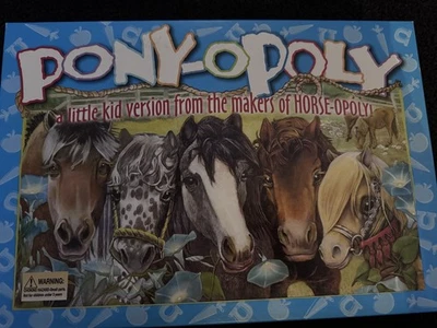 Pony-opoly Board Game. Makers Of Horseopoly Children’s. Very Rare. 100% Complete - Image 1 of 4