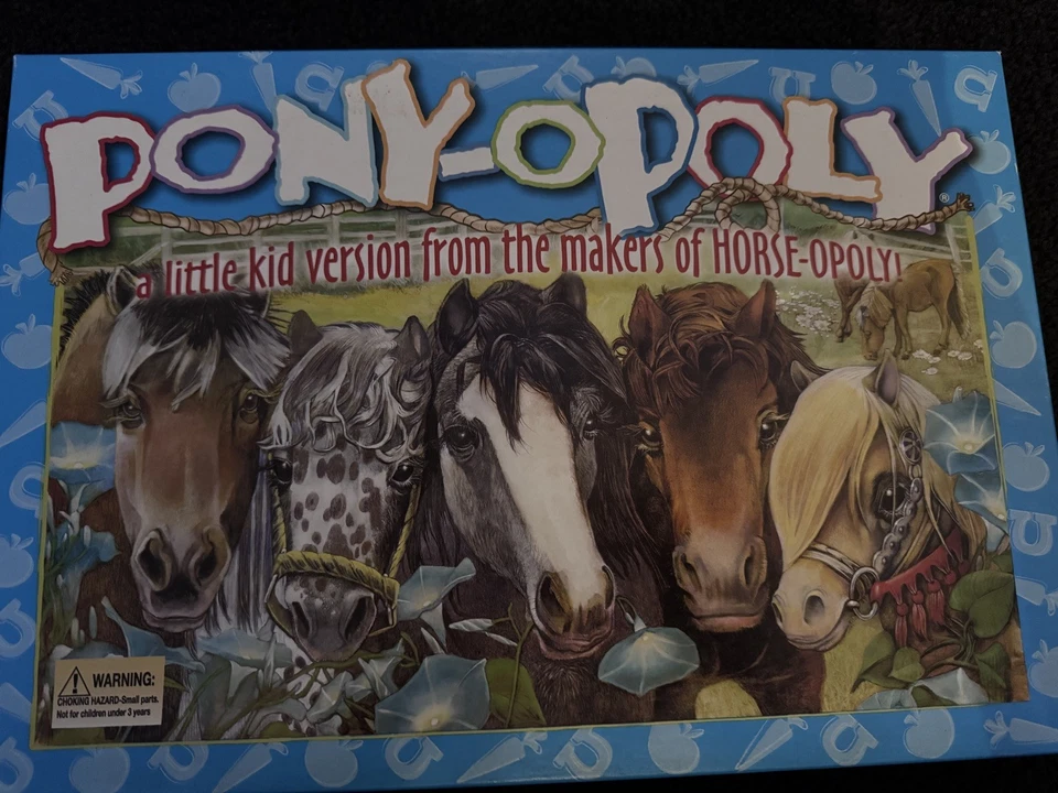 Pony-opoly Board Game. Makers Of Horseopoly Children’s. Very Rare. 100% Complete - Image 1 of 4
