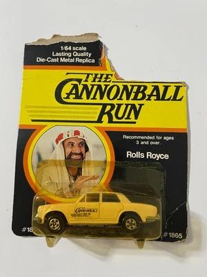 TARJETA DAÑADA CANNON BALL RUN ROLLS ROYCE ERTL 1981 ESCALA 1/64 Foto 1 de 4