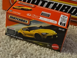 Matchbox 2025 2023 TOYOTA GR SUPRA 43/125 Giallo 2025 - Foto 1 di 3