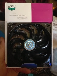 Cooler Master SickleFlow 120 Blue LED Case Fan R4-L2R-20AC-GP - Afbeelding 1 van 2