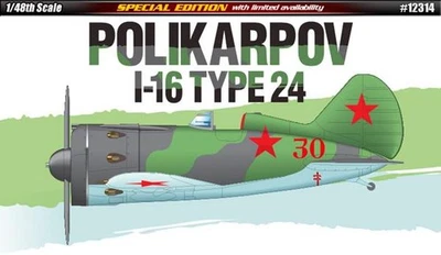 1:48 Academy Polikarpov I-16 Type 24 Kit ACD12314 Modellino - Immagine 1 di 2
