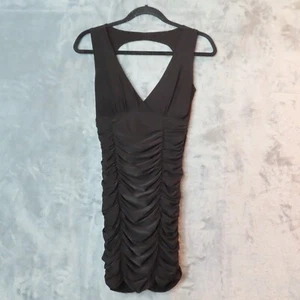 TWENTYONE Dress Womens Small Black Slinky Bodycon Sexy Party Sleeveless Stretch - Picture 1 of 9