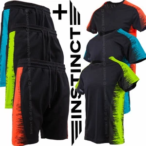 Bermuda Uomo Pantaloncini Tuta Sportivi e T-Shirt Shorts Maglietta Fitness Sport - Foto 1 di 23